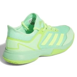 Adidas Ubersonic 4 Junior Tennis Shoe (Beam Green/Signal Green) 13 Adidas Ubersonic 4 Junior Tennis Shoe (Beam Green/Signal Green) -Tennis Equipment Store GY4019 7 FOOTWEAR Photography BackLateralTopView white