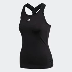 Adidas Women's Y-Tank Top (Black) -Tennis Equipment Store Gameset Y Tank Top Black FK0554 01 laydown