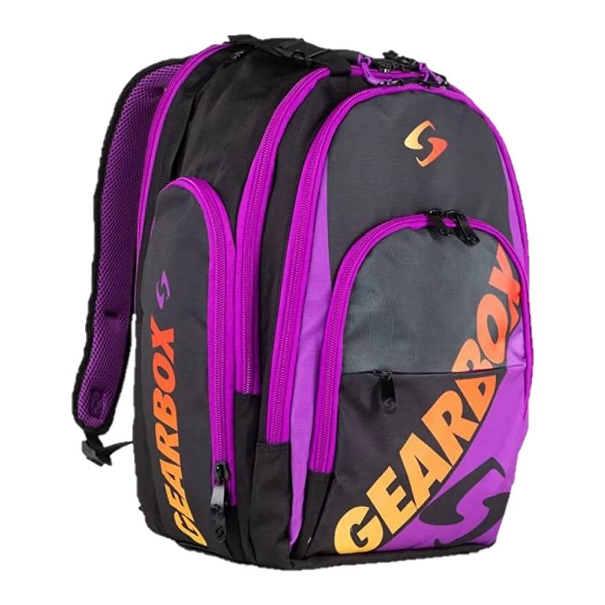Gearbox Backpack - Court (Purple Accent With Red/Yellow Gradient) 1 Gearbox Backpack - Court (Purple Accent With Red/Yellow Gradient)