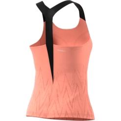 Adidas Women's Tennis Primeblue Aeroknit Y-Tank Top (Ambient Blush) -Tennis Equipment Store H31426 APP virtual back white
