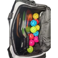 Head Novak Djokovic Duffel Bag (White/Black) -Tennis Equipment Store HEAD Djokovic Duffel PB 2