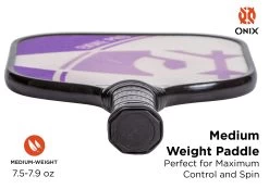 ONIX Evoke Pro Composite (Purple) -Tennis Equipment Store HKZ1131 PUR MediumWeight