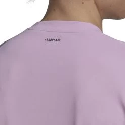 Adidas Men's Club Stripe Tennis Tee (Pink) 9 Adidas Men's Club Stripe Tennis Tee (Pink) -Tennis Equipment Store HN3905 8 APPAREL OnModel DetailView2 white