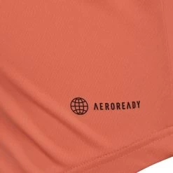 Adidas Boy's 3 Stripe Club Top (Orange) 9 Adidas Boy's 3 Stripe Club Top (Orange) -Tennis Equipment Store HR4288 5 APPAREL Photography DetailView2 transparent