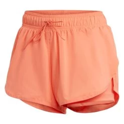 Adidas Women's Club Shorts (Orange) 11 Adidas Women's Club Shorts (Orange) -Tennis Equipment Store HS1453 2 APPAREL Photography FrontCenterView transparent
