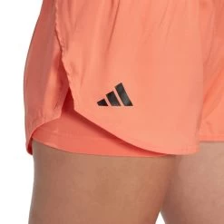 Adidas Women's Club Shorts (Orange) 12 Adidas Women's Club Shorts (Orange) -Tennis Equipment Store HS1453 7 APPAREL OnModel DetailView1 transparent