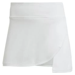 Adidas Women's Club Skirt (White) -Tennis Equipment Store HS1455 2 APPAREL Photography FrontCenterView transparent