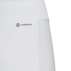 Adidas Women's Club Skirt (White) -Tennis Equipment Store HS1455 7 APPAREL OnModel DetailView2 transparent