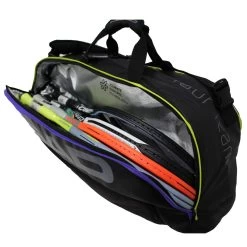 Head Tour Team Combi 6 Pack Racquet Bag (Black/Purple) -Tennis Equipment Store Head 6 Combi 2