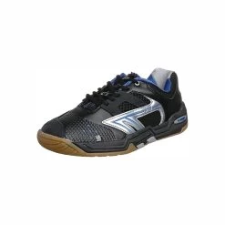 Hi-Tec S702 Men's Indoor Court Shoe (Black/White/Blue) -Tennis Equipment Store Hi Tec S702 Mens Indoor Court Shoe Main
