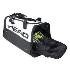 Head Novak Djokovic Duffel Bag (White/Black) -Tennis Equipment Store IMG 2930