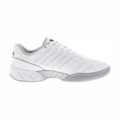 K-Swiss BigShot Light 4 Men's Tennis Shoe (White/Black) -Tennis Equipment Store K SwissBigShotLight4White3