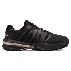 K-Swiss Ultrashot 2 Women's Tennis Shoe (Black/Rose Gold)