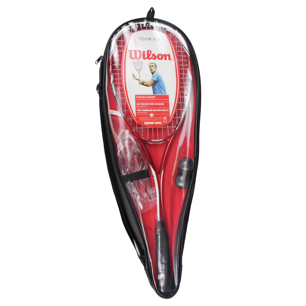 Wilson Tour BLX 138 Squash Kit 1 Wilson Tour BLX 138 Squash Kit