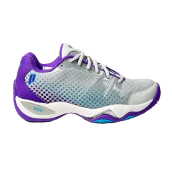 Prince T22 Lite Women's Tennis Shoe (Grey/Purple/Blue)