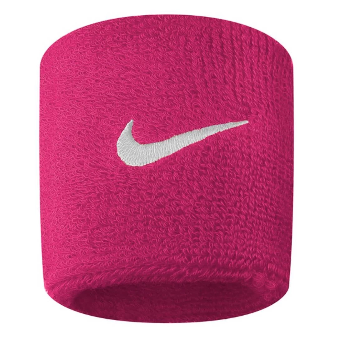 Nike Swoosh Wristbands 2 Pack (Vivid Pink/White) 1 Nike Swoosh Wristbands 2 Pack (Vivid Pink/White)