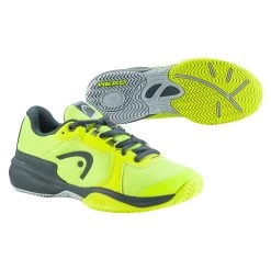 Head Sprint 3.5 Junior Tennis Shoe (Yellow/Green) -Tennis Equipment Store Presentation 275102 Sprint 3.5 Junior YEGR 3