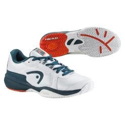Head Sprint 3.5 Junior Tennis Shoe (White/Orange) 9 Head Sprint 3.5 Junior Tennis Shoe (White/Orange) -Tennis Equipment Store Presentation 275132 Sprint 3.5 Junior WHOR 3