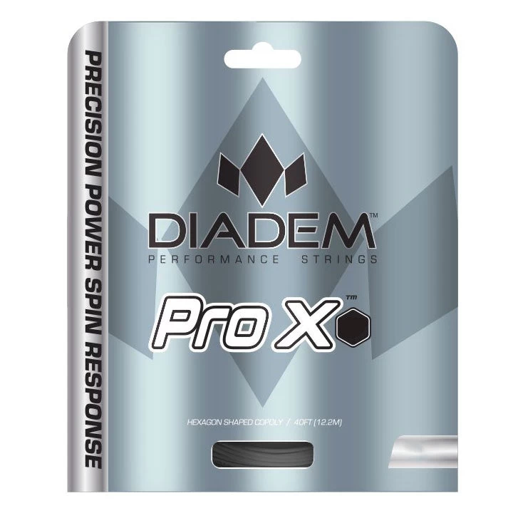 Diadem Pro X 18/1.15 Tennis String (Silver) 1 Diadem Pro X 18/1.15 Tennis String (Silver)