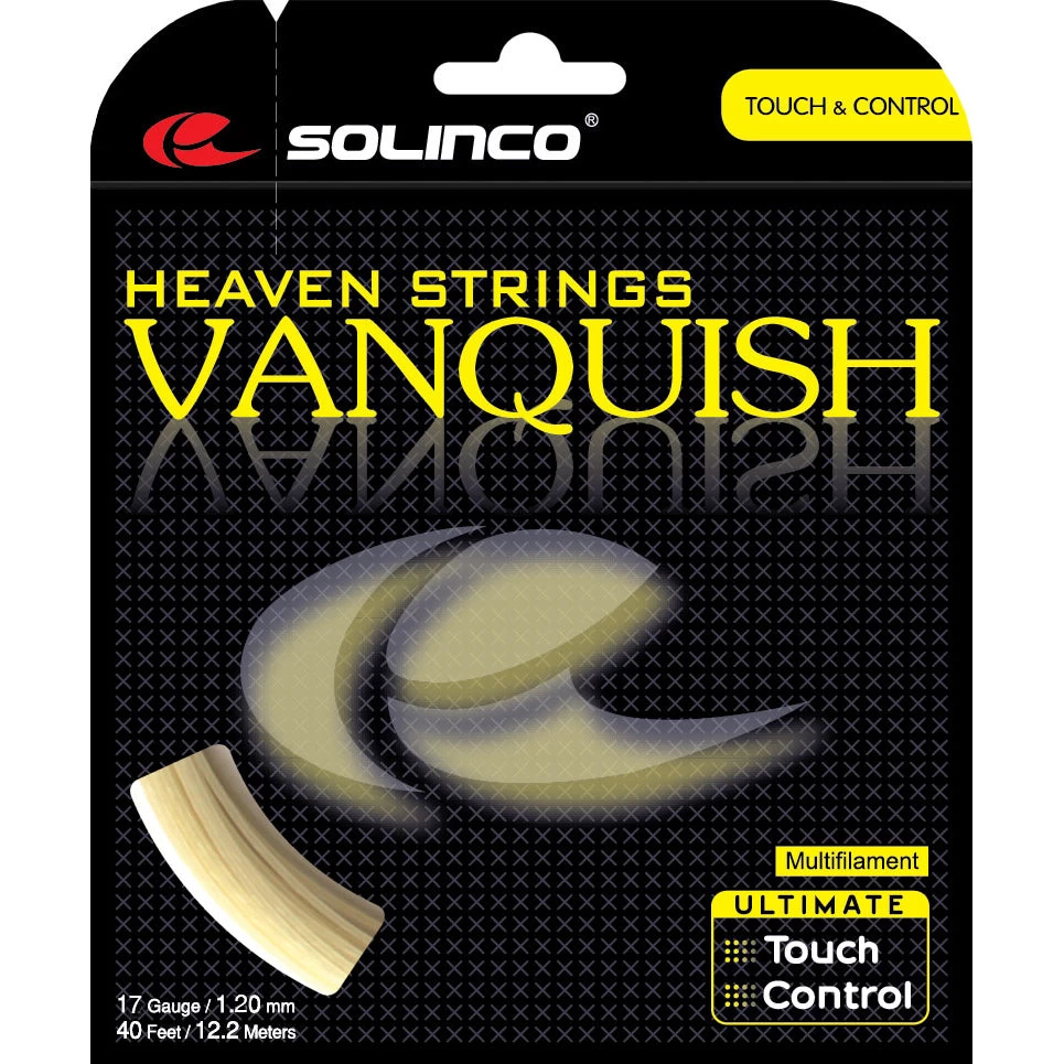 Solinco Vanquish 17/1.20 Tennis String (Natural) 1 Solinco Vanquish 17/1.20 Tennis String (Natural)