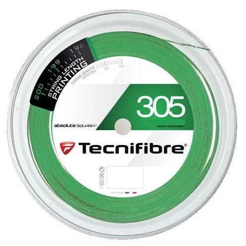 Tecnifibre 305 18 Squash String Reel (Green) 1 Tecnifibre 305 18 Squash String Reel (Green)
