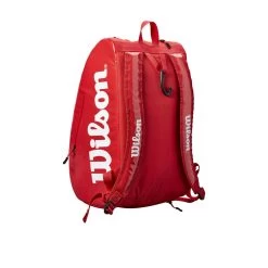 Wilson Super Tour PaddlePak Pickleball Bag (Red) 5 Wilson Super Tour PaddlePak Pickleball Bag (Red) -Tennis Equipment Store WR8004901001Super Tour Paddlepak BackStanding