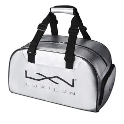 Wilson Luxilon Duffel Bag (Silver/Black)