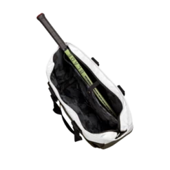 Wilson Women's Racquet Tote Bag (Cream/Forest Green/Black) -Tennis Equipment Store WR8017601 7 Womens Tote ForestGreen Cream.png.thumb .319.319