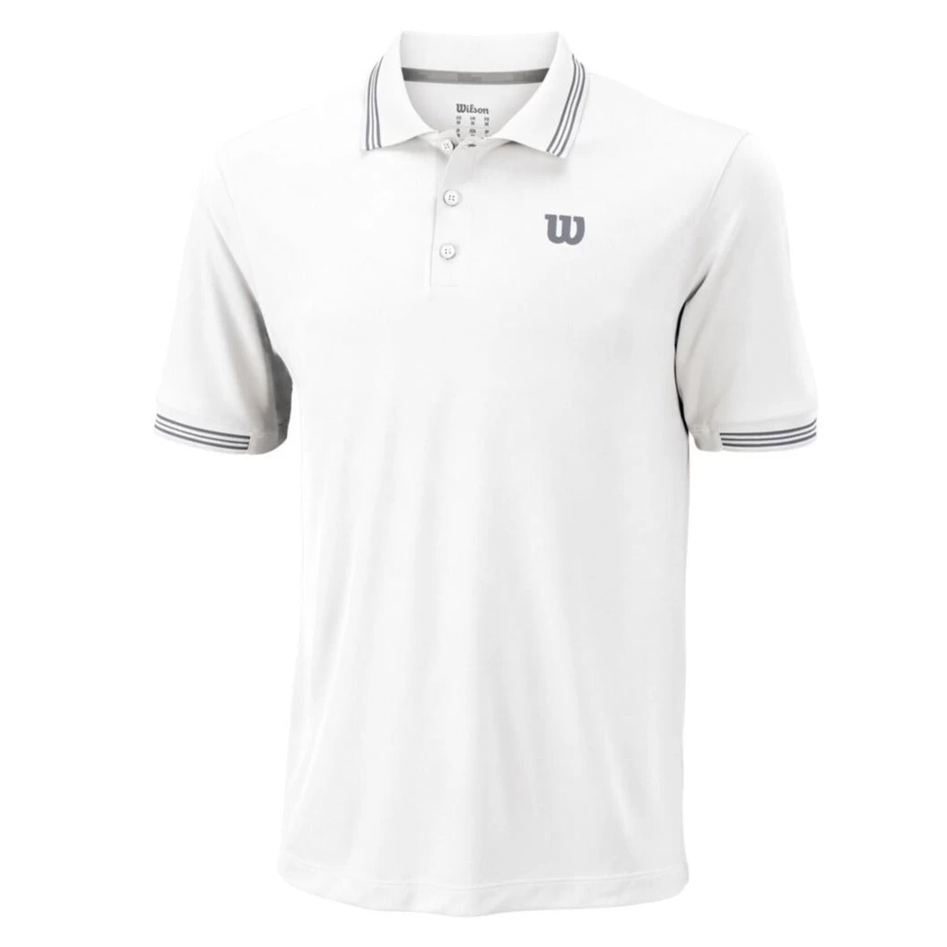 Wilson Men's Star Tipped Polo (White) 1 Wilson Men's Star Tipped Polo (White)