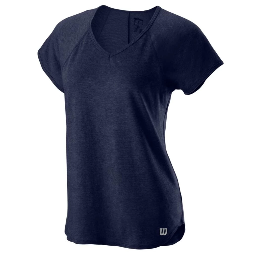 Wilson Women's Training V-Neck Tee (Peacoat)