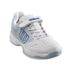 Wilson Stroke Junior Tennis Shoe (White/Blue) -Tennis Equipment Store WRS324040 Jr Small 82627577 b5b6 4878 ad8f 456c3becc46c