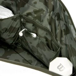 Wilson Women's Racquet Bag (Cream/Black/Forest) -Tennis Equipment Store Wilson Womens Racquet Bag Cream Black ForestGreen 7 2090d53d 07ef 4132 bab9 2ed56d45a1f7