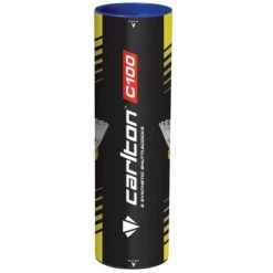 Carlton C100 Nylon Badminton Shuttlecocks (White)