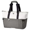 Wilson Women's Racquet Tote Bag (Cream/Forest Green/Black)