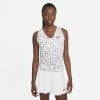 Nike Women's Dri-FIT Victory Print Tank (White/Black)
