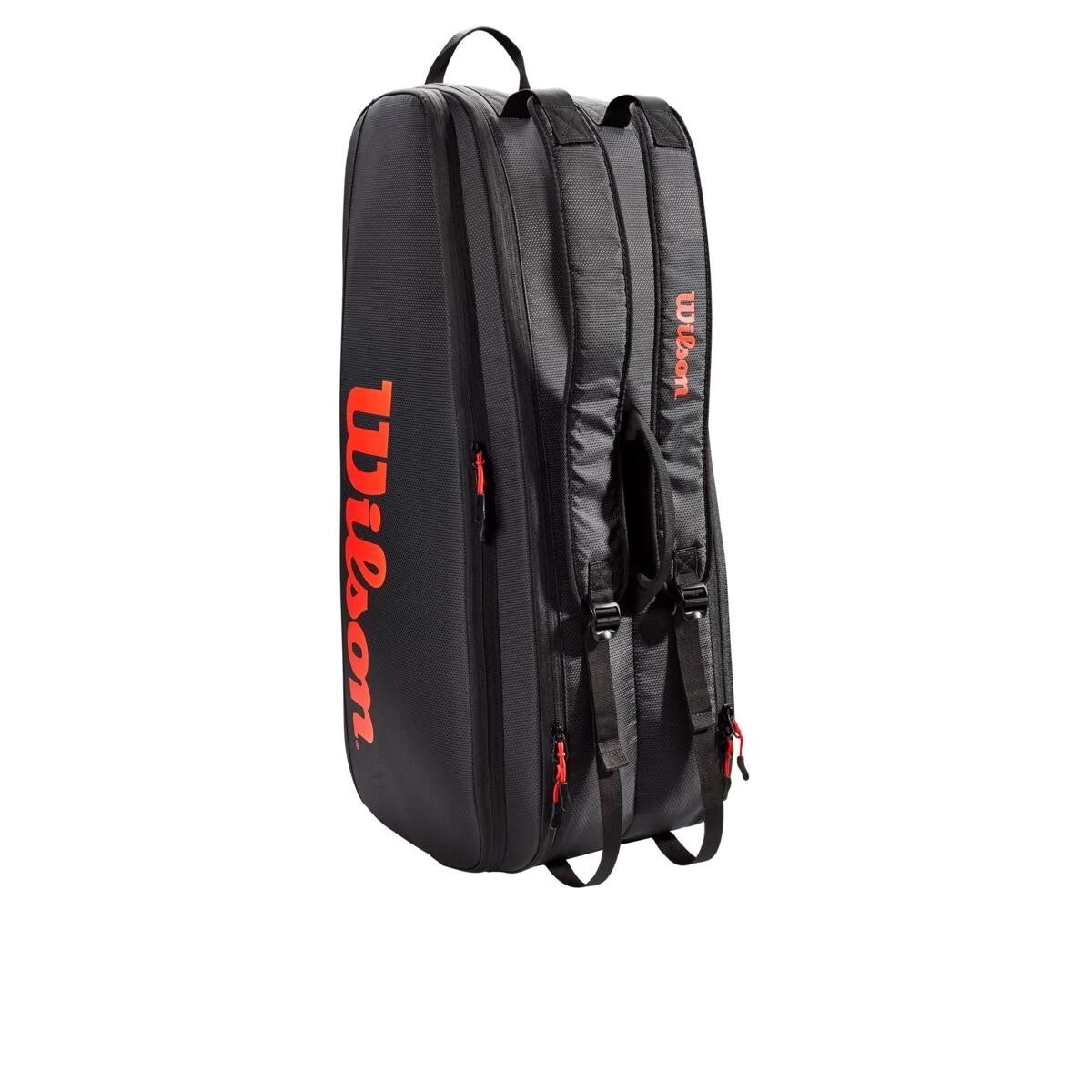 Wilson Tour 6 Pack Racquet Bag (Black/Red) 3 Wilson Tour 6 Pack Racquet Bag (Black/Red) - Image 3