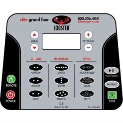 Lobster Elite Grand IV Tennis Ball Machine -Tennis Equipment Store elite grand series 6