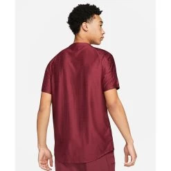 Nike Men's Dri-FIT Advantage Polo (Beetroot/White) -Tennis Equipment Store nikecourt dri fit advantage tennis polo 74ZtlG 5