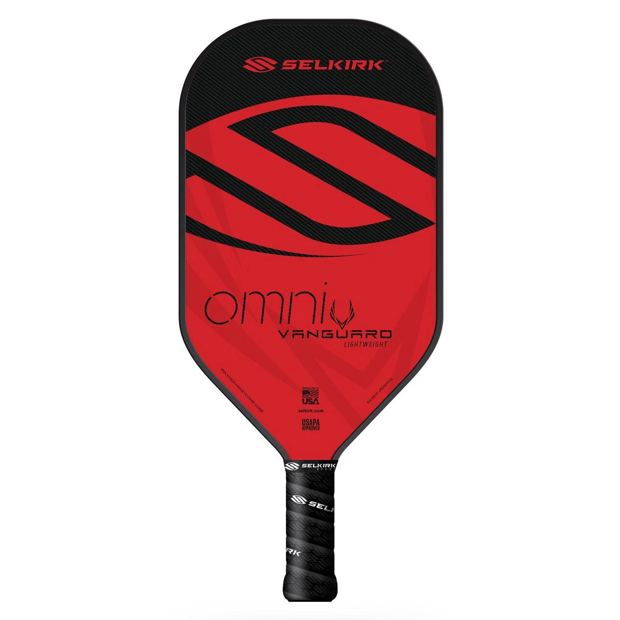 Selkirk Vanguard Hybrid Omni Lightweight (Crimson Black) 1 Selkirk Vanguard Hybrid Omni Lightweight (Crimson Black)