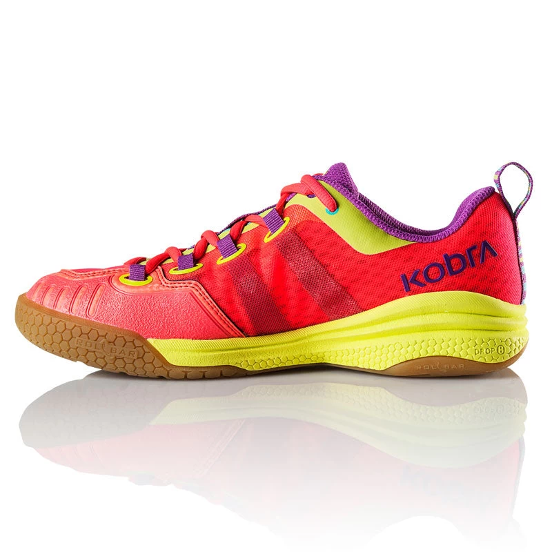 Salming Kobra Womens Indoor Court Shoe (Pink) 2 Salming Kobra Womens Indoor Court Shoe (Pink) - Image 2