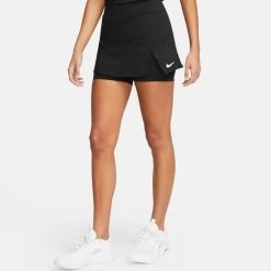 Nike Women's Dri-FIT Victory Skirt Stretch (Black/White) -Tennis Equipment Store unnamed 26 0449e802 b5fe 4df1 8620 1fc9c66cb33b