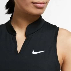 Nike Women's Dri-FIT Victory Dress (Black/White) -Tennis Equipment Store unnamed 86