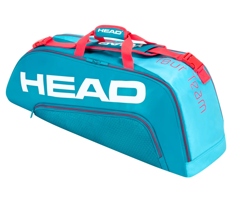 Head Tour Team Combi 6 Pack Racquet Bag (Blue/Pink) 2 Head Tour Team Combi 6 Pack Racquet Bag (Blue/Pink) - Image 2