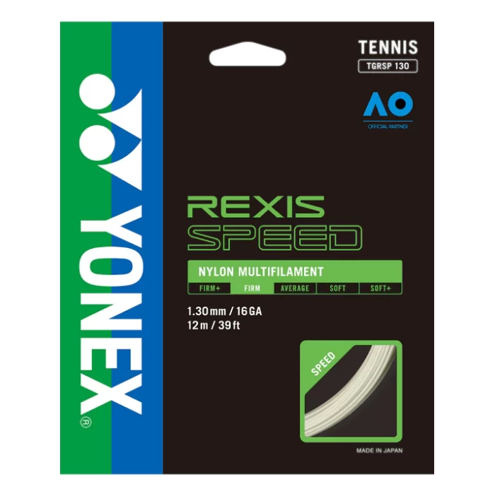 Yonex Rexis Speed 16/1.30 Multifilament Poly Tennis String (Natural) 1 Yonex Rexis Speed 16/1.30 Multifilament Poly Tennis String (Natural)